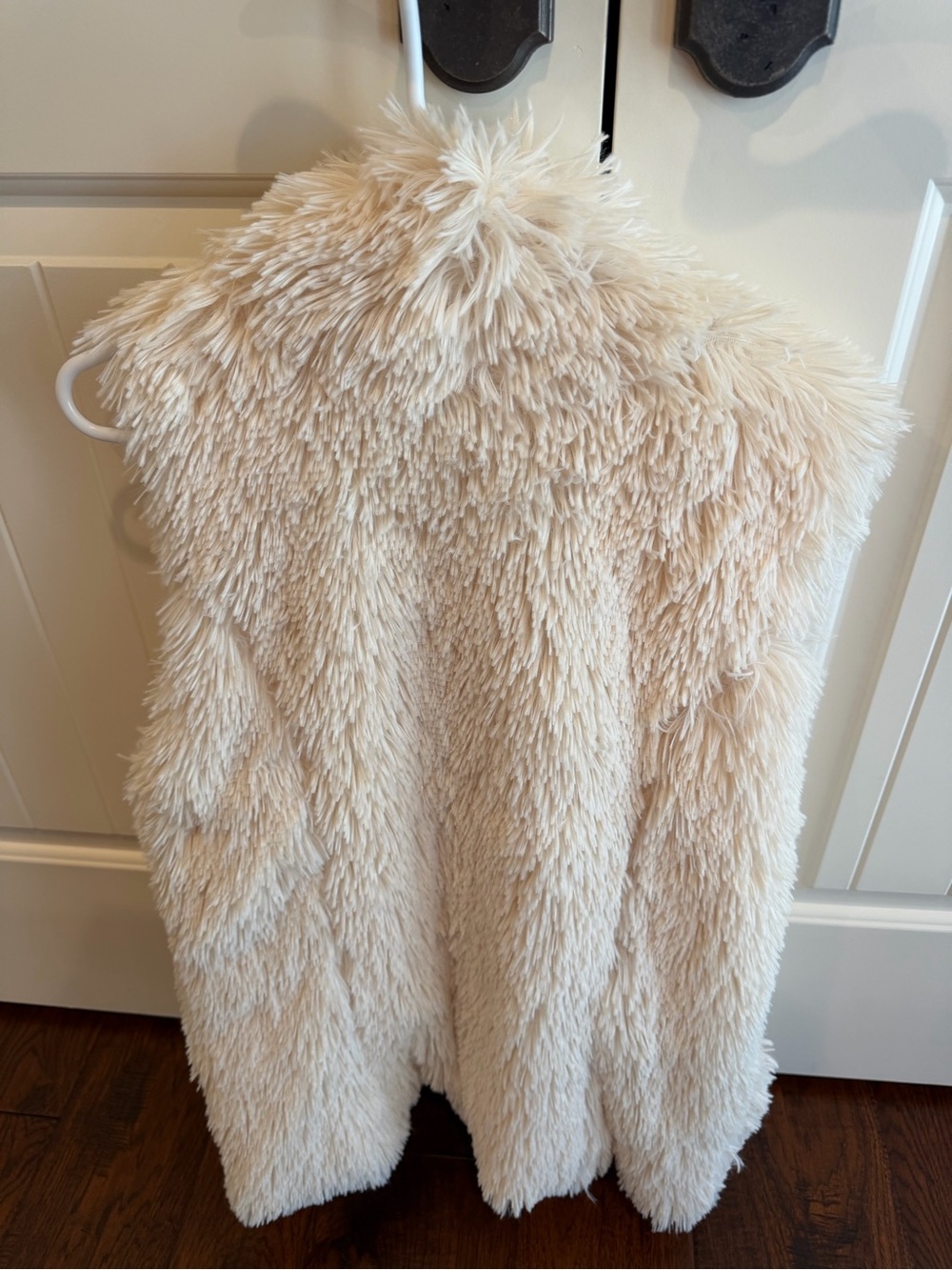 Democracy Cream Faux Fur Vest - Picture 3 of 3
